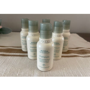 New Aveda Shampure Set of 6 Hand & Body Wash 1.7 fl oz